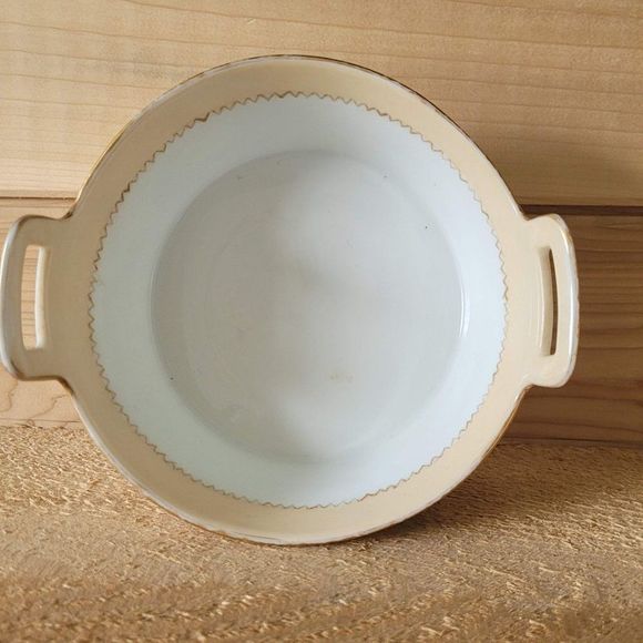 Antique Tressemann Vogt Handpainted gold and flowery bowl 5 inches incredible! - Picture 6 of 12